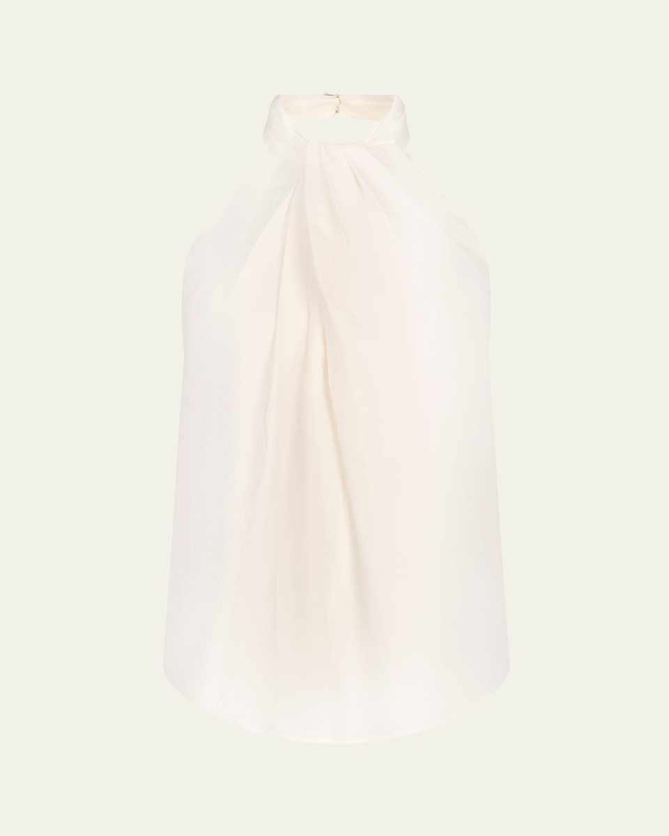 Shela Gathered Halter Blouse